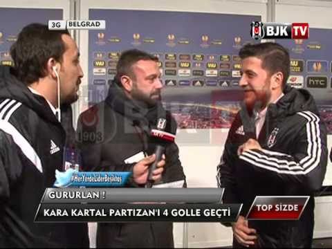 Partizan zaferi sonrası BJK TV'de keyifli anlar.