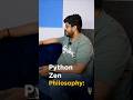 🔥Python Zen Philosophy #shorts #simplilearn