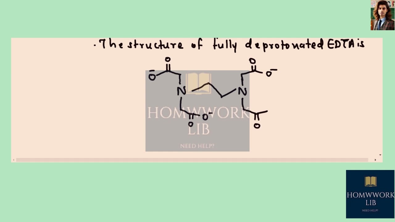 [Chemistry] Structure of a fully protonated EDTA tube