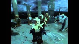 Лего Азог сцена из Хоббита Lego   The Hobbit  An Unexpected Journey   Azog at Weathertop