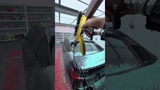The car wash was satisfactory. #washingcar #cleaningcar #asmr