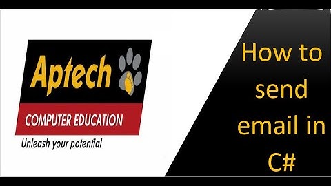 How to send email in C#