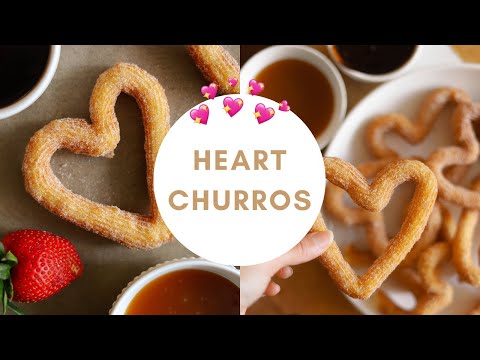 Heart Churros for Valentine39s Day!