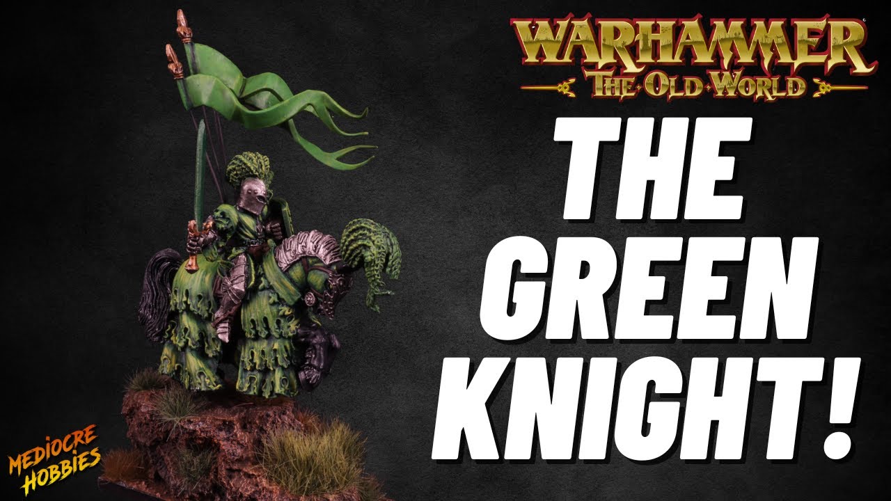 I painted my Green Knight by copying Fletcher from TabletopTactics