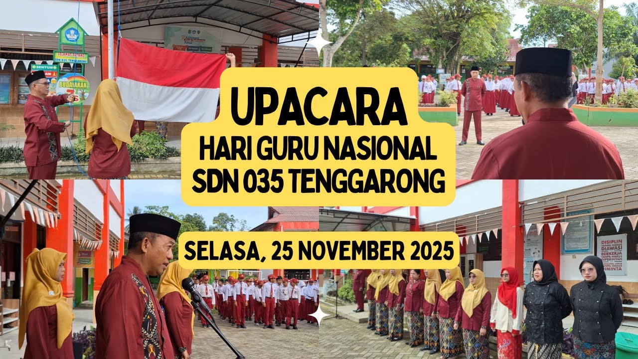 Upacara Hari Guru Nasional 2025