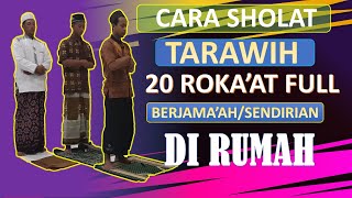 Tata cara sholat Tarawih lengkap