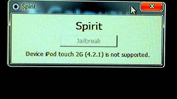Spirit Untethered Jailbreak Any iDevice 3.1.2/3.1.3