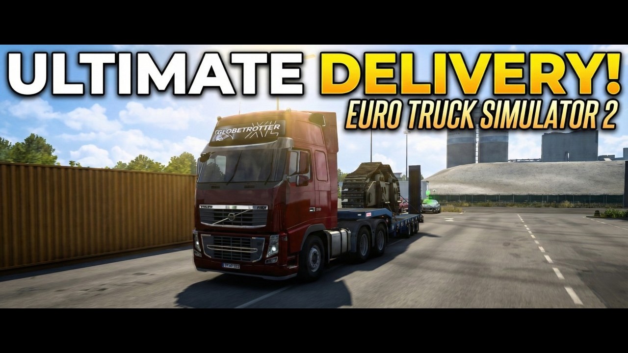 Day 14 as a Truck Driver 🚛 | Volvo FH16 700 HP | Heavy Tracked Machinery | Rainy Haul | ETS2
