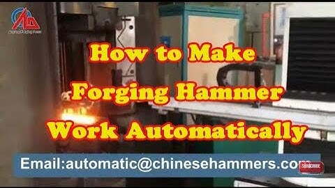power parts on CNC Fully hydraulic die forging hammer with four-axis mechanical arm