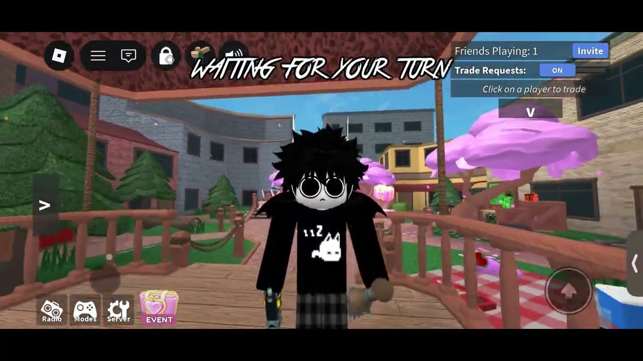 1v1ing my friend on mm2