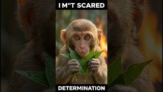 “Monkey Ka Smart Escape 😨🐒🔥 | Aag Se Kaise Bacha? | #shorts”