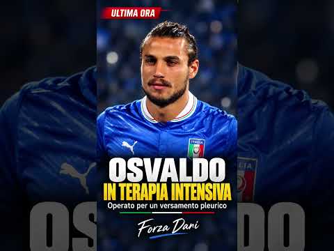 Video PAURA PER DANIEL OSVALDO: È IN TERAPIA INTENSIVA
