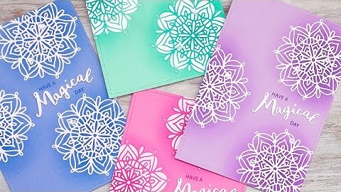 [Technique Tuesday] Intricate Die Cutting and Dryer Sheet Cheat by Channin