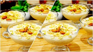 Dessert Ramadan 2021  -    تحلية رمضانيةباردة سريعة  بمكونات صحية