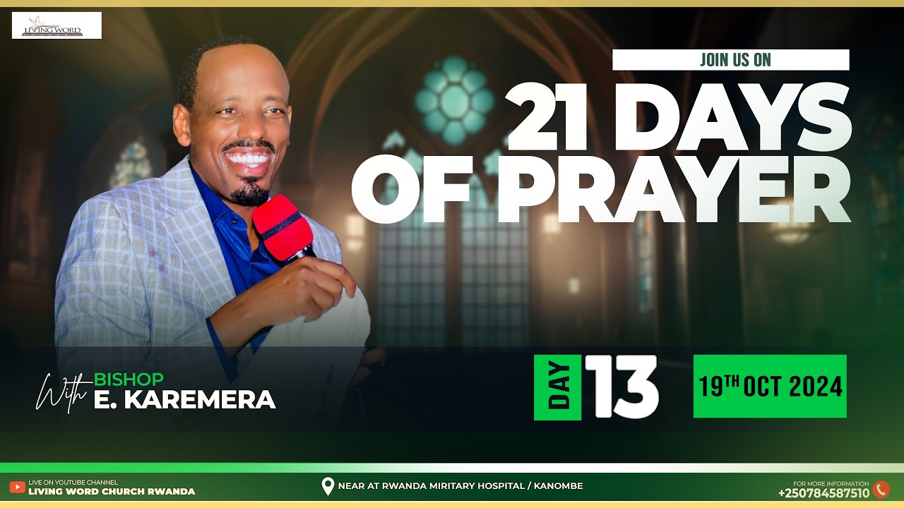DAY 13 OF 21 DAYS PRAYER AND FASTING EVENING SERVICE || WITH BISHOP ...