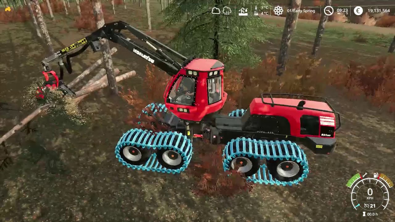 FS19 Tervalehti series #1 Starting logging