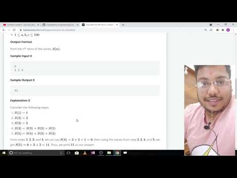 Calculate the Nth Term in C - HackerRank