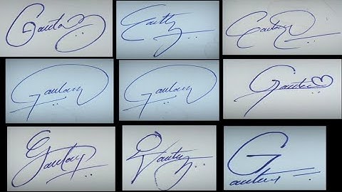 ✔️ Signature Style Of My Name | ( Gautam ) Premium Member Signature | Beautiful Signatures