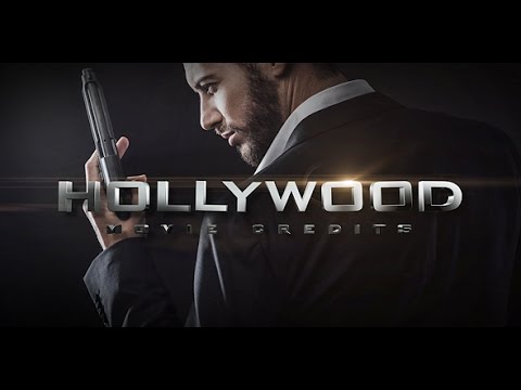 hollywood movie credits after effects template youtube
