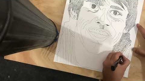 how to draw and shade  with stippling or dots part1