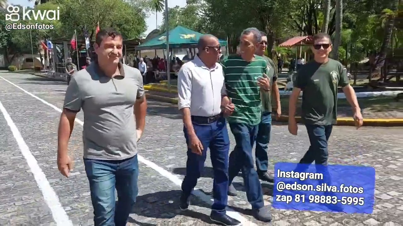 Desfile da tropa em comemoração aos 82 anos do 7º D Sup