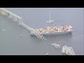 Baltimore bridge collapse LIVE: Francis Scott Key Bridge hit by cargo ship in Maryland