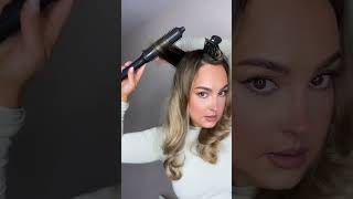 How to curl using the GHD rise hot brush - Step by step blowout look tutorial