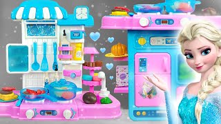 Satisfying with Unboxing Disney Frozen Elsa Kitchen Playset ASMR | Toys Collection Review