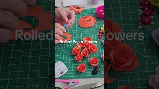 How to Make Rolled Paper Flowers 🌸 Easy DIY Paper Rose #short #paperflower #rolledpaperflowers #diy