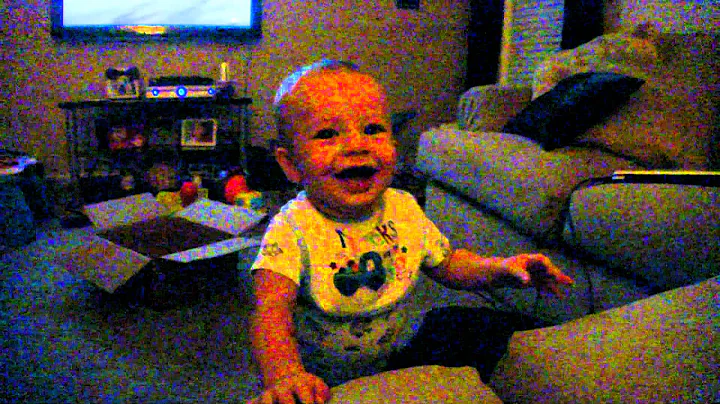 Something is hilarious!