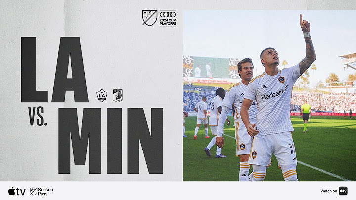 LA Galaxy vs. Minnesota United | 8-Goal Thriller! | Audi 2024 MLS Cup Playoffs