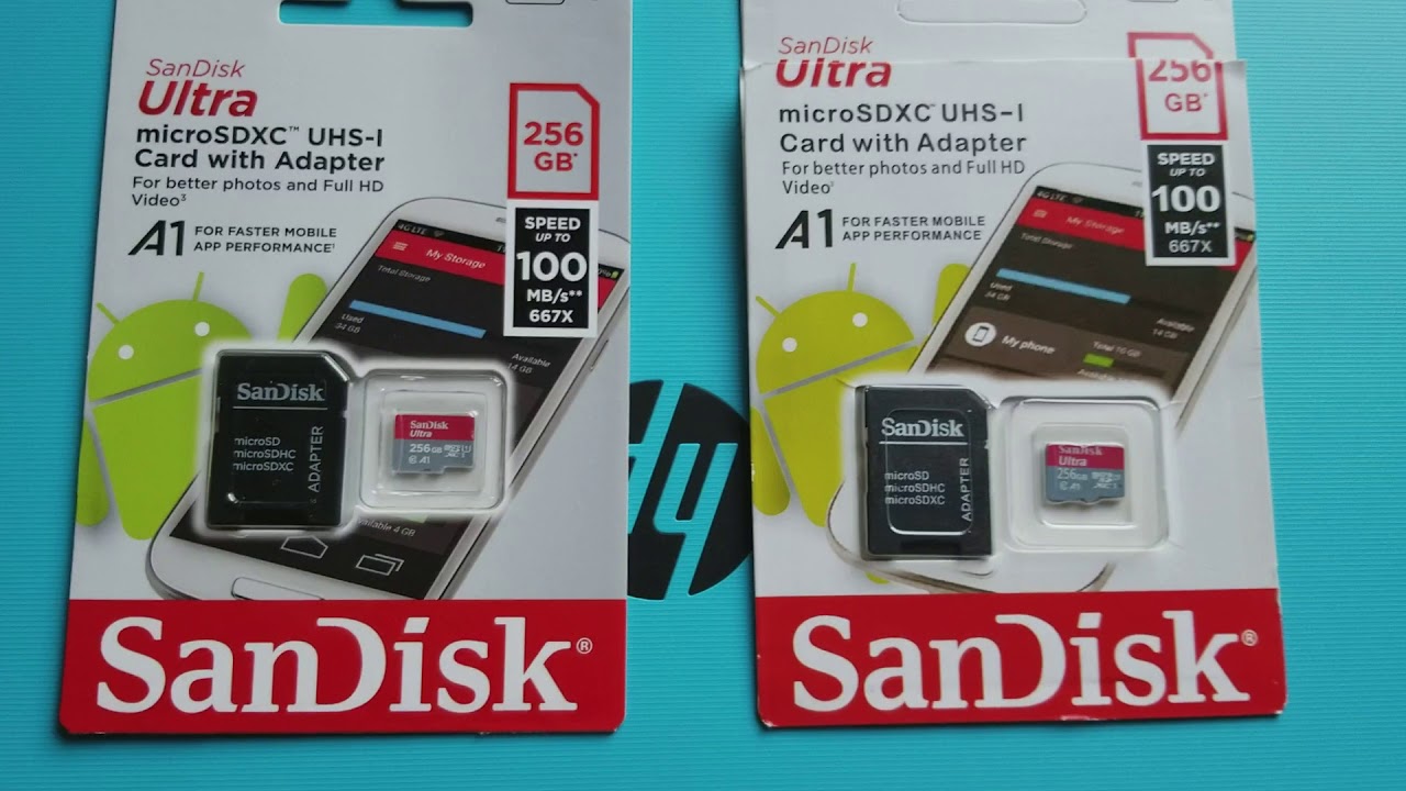 Real 256gb SanDisk Ultra micro SD card vs Fake - YouTube