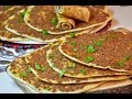 صفيحه باللحم  .لحم بعجين صفيحه سريعه مخبوزه على صاج وممكن تعملوها بالفرن Meat Pie baked on the sheet