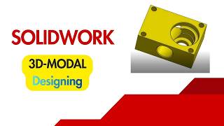 SolidWorks 2024 में Bearing Housing बनाना सीखें | Mechanical CAD Tutorial Hindi