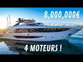 Ce superyacht a 4 moteurs ! Amer F100