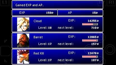 Final Fantasy VII gameplay android