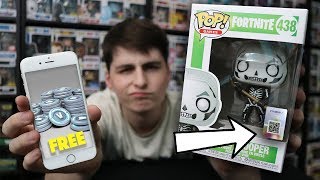 Free Vbucks Fortnite Funko Pop Code Mystery Revealed Youtube