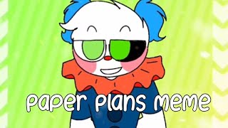 Paper plans meme animation// piggy roblox - clowny// 1 hour challenge (lazy)