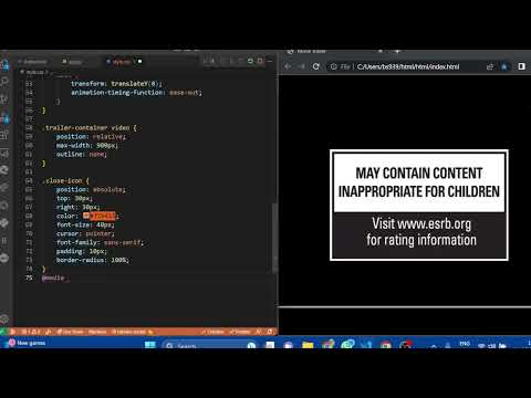 Video Trailer Popup || HTML ,CSS & JavaScript Project || Web Development