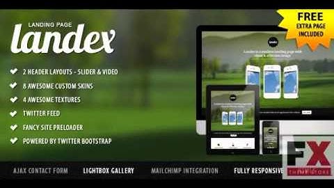Preview Landex - Multipurpose Responsive Landing Page Landin
