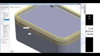 SolidWorks Swept Cut Feature