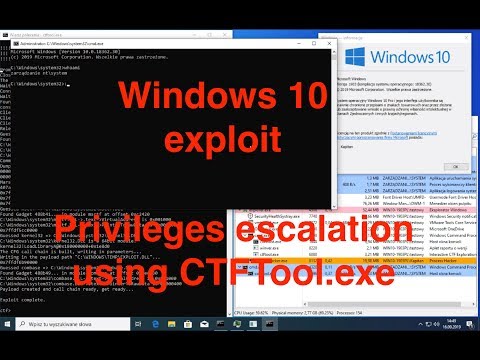 Windows 10 exploit - CTFTool.exe and system privileges escalation (consent.exe UAC)