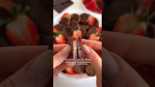 MINI STRAWBERRY CHOCOLATE PANCAKES Recipeshorts viral asmr food lunchbox foodfusion trending