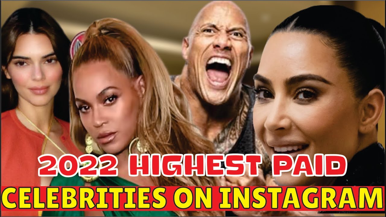 Highest Paid Celebrities on Instagram 2022