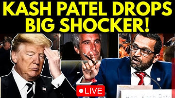Kash Patel LIVE: He Killed Epstein! | FBI Chief Drops BIG Shocker At Explosive House Hearing | Trump