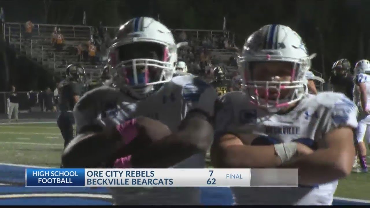 Beckville beats Ore City 627 YouTube