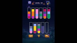 water color sort puzzle level 38 solution - water sort puzzle level 38 solution - watersortpuzzle 38