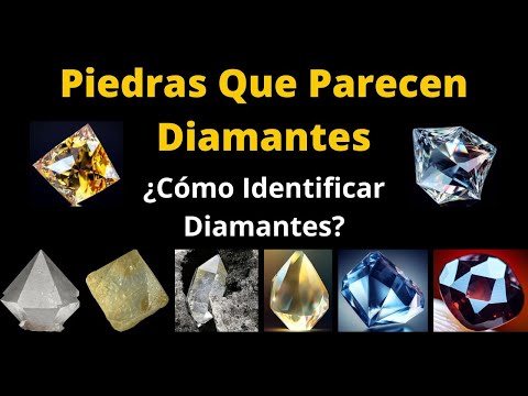 6 Cristales y Piedras que se parecen a los Diamantes ¿Cómo identificar un diamante real?