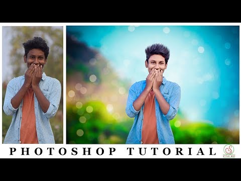 How to create Awesome Bokeh Blur in Photoshop Tutorial