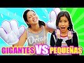 MANOS GIGANTES VS MANOS PEQUEñAS! RETO SandraCiresArt ft TV Ana Emilia